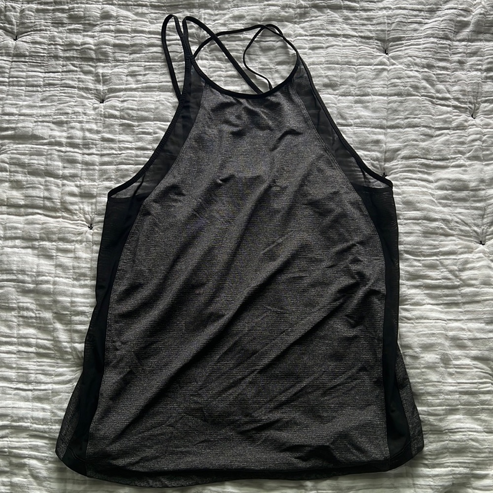 Lululemon tank with mesh detail size 8